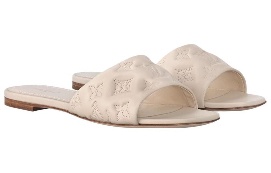 Lookbook (Women) Louis Vuitton Slide 'Classic Monogram Beige' 1ACM7S