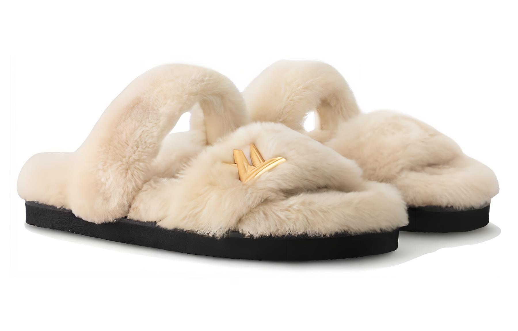 Lookbook (W) Louis Vuitton Selipar 'Keselesaan Serbaguna Beige' 1AC70R