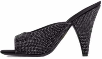 (Women) Louis Vuitton Slide 'Elegant Black Leather' 1ACJ3D (Women) Louis Vuitton Slide 'Elegant Black Leather' 1ACJ3D