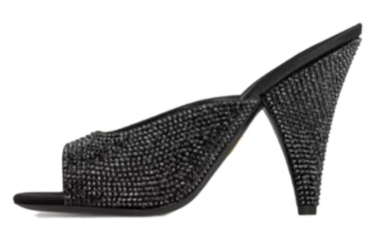 (Women) Louis Vuitton Slide 'Elegant Black Leather' 1ACJ3D