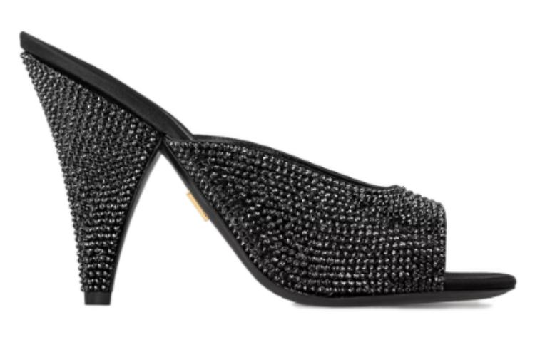 Order (Women) Louis Vuitton Slide 'Elegant Black Leather' 1ACJ3D