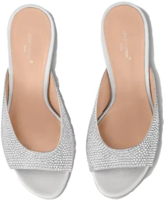 (Women) Louis Vuitton Slide 'Silver Comfort' 1ACJ47 Shop (Women) Louis Vuitton Slide 'Silver Comfort' 1ACJ47