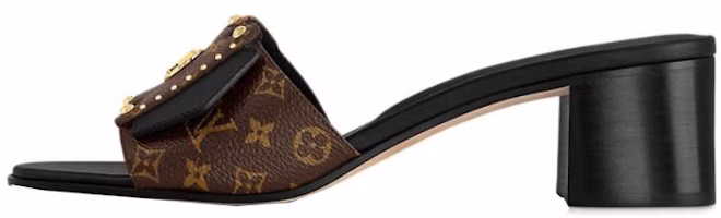 (Women) Louis Vuitton Slide 'Studded Brown' 1AD5A6 (Women) Louis Vuitton Slide 'Studded Brown' 1AD5A6