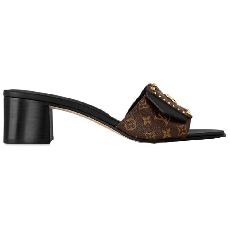 Order (Women) Louis Vuitton Slide 'Studded Brown' 1AD5A6