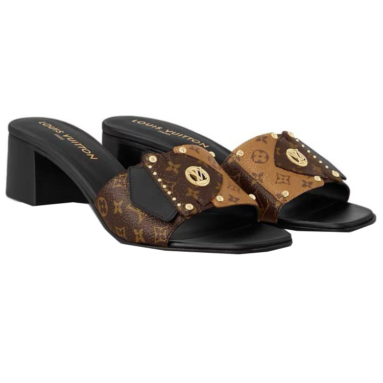 Lookbook (Women) Louis Vuitton Slide 'Studded Brown' 1AD5A6
