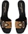 (W) Louis Vuitton Selipar 'Studded Coklat' 1AD5A6