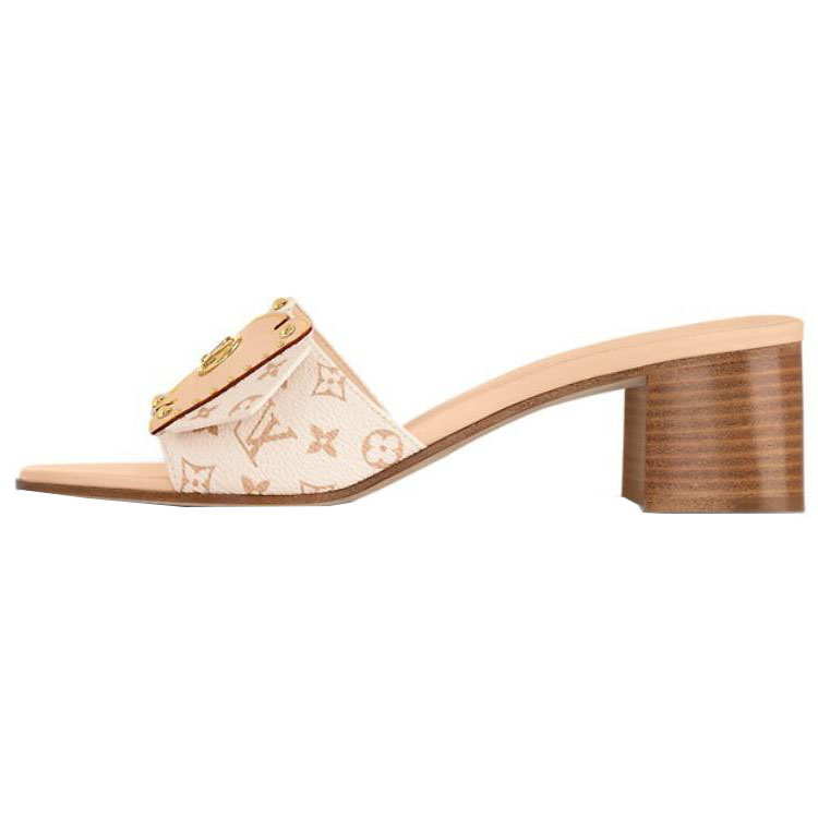 (Women) Louis Vuitton Slide Sandal 'Beige Monogram' 1AD5B2