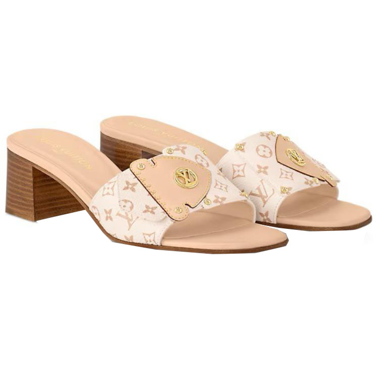 Lookbook (Women) Louis Vuitton Slide Sandal 'Beige Monogram' 1AD5B2