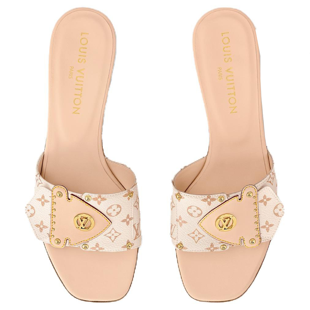 Purchase (Women) Louis Vuitton Slide Sandal 'Beige Monogram' 1AD5B2