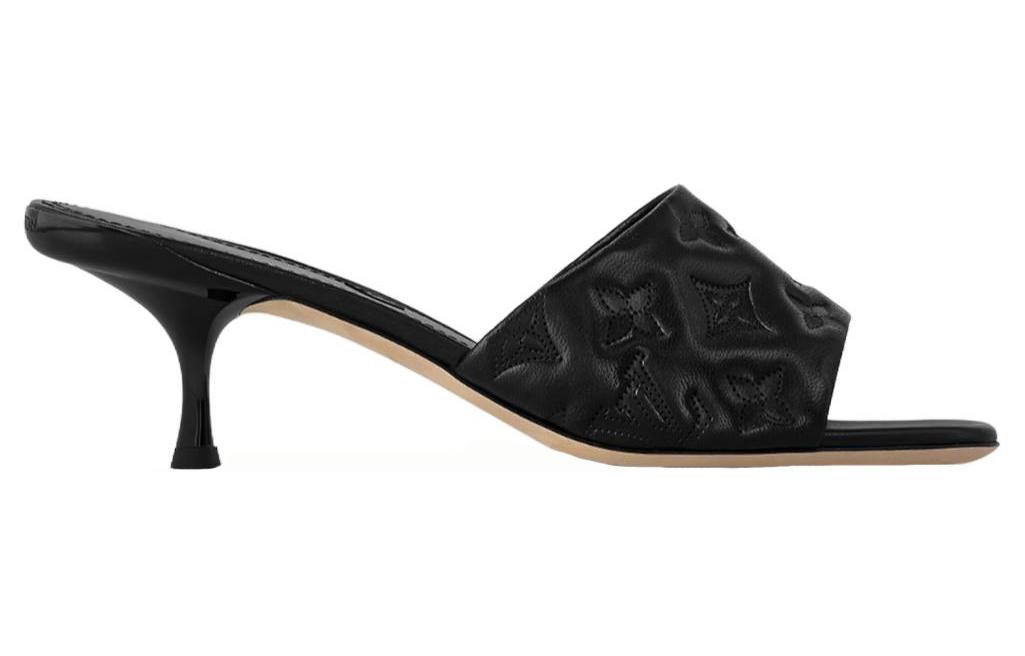 Order (W) Sandalias Louis Vuitton Slide 'Cuero Negro' 1ACJRD