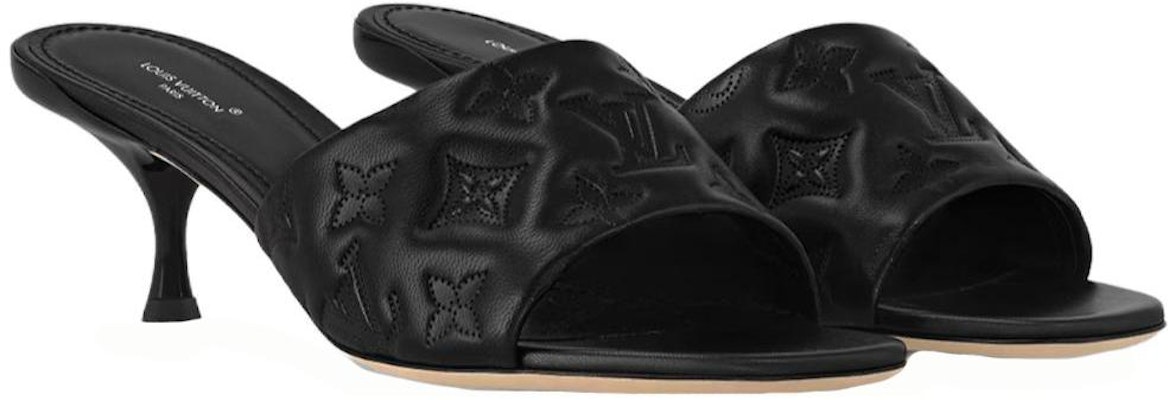 (Women) Louis Vuitton Slide Sandal 'Black Leather' 1ACJRD Shop (Women) Louis Vuitton Slide Sandal 'Black Leather' 1ACJRD
