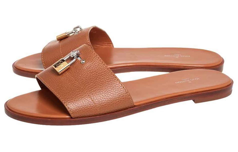 Lookbook (Women) Louis Vuitton Slide Sandal 'Brown' 1A4FHD