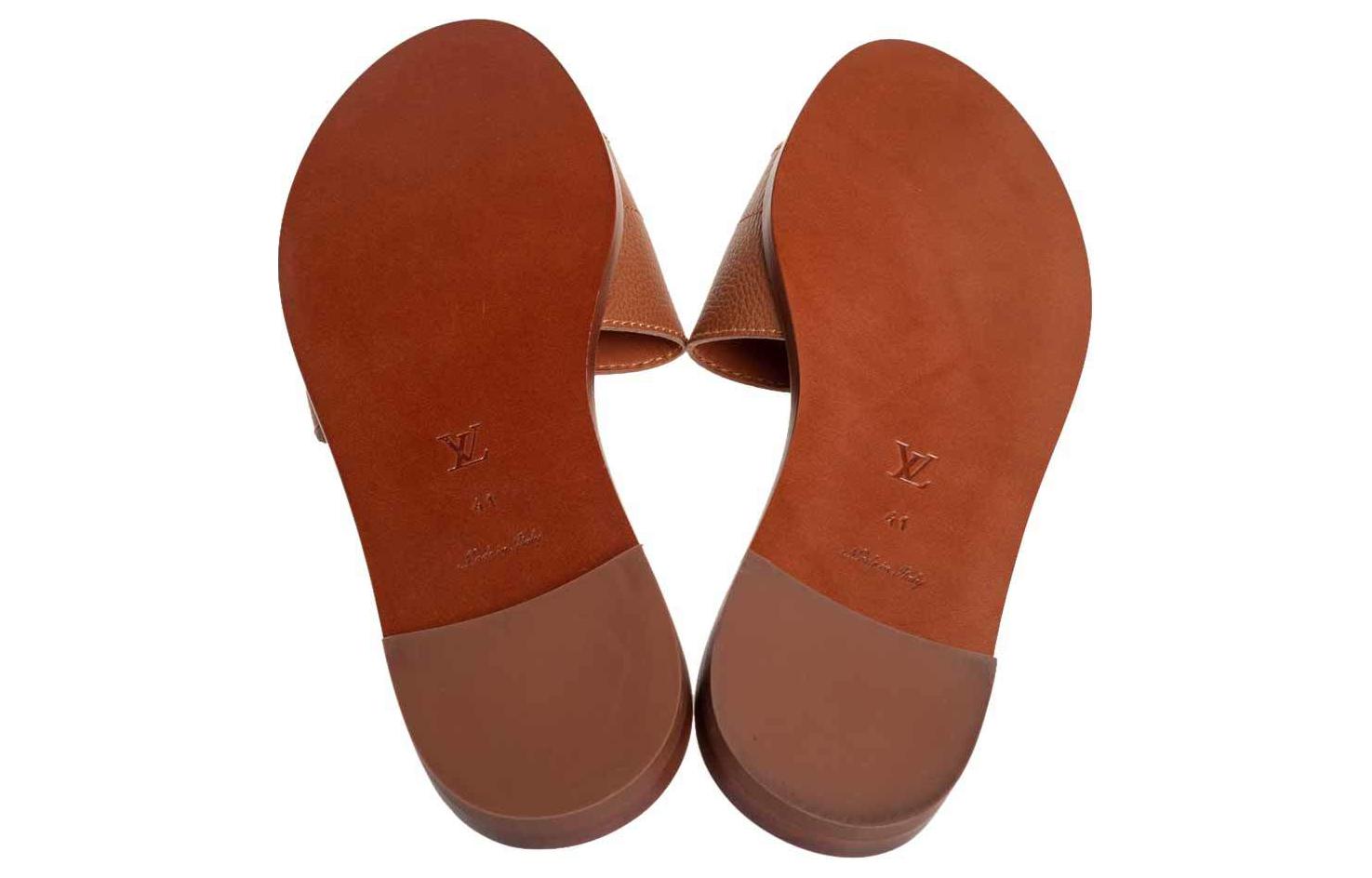 Details for (W) ルイ・ヴィトン ブラウン スライドサンダル 1A4FHD