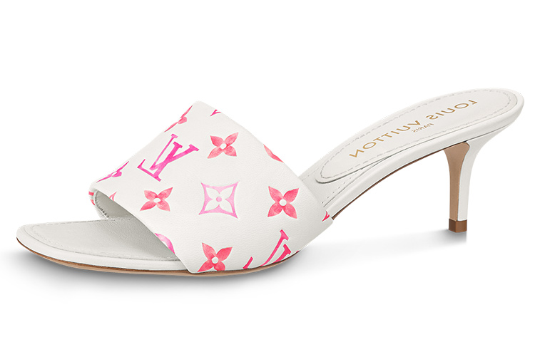 (Women) Louis Vuitton Slide Sandal 'Pink-White' 1ABTU8
