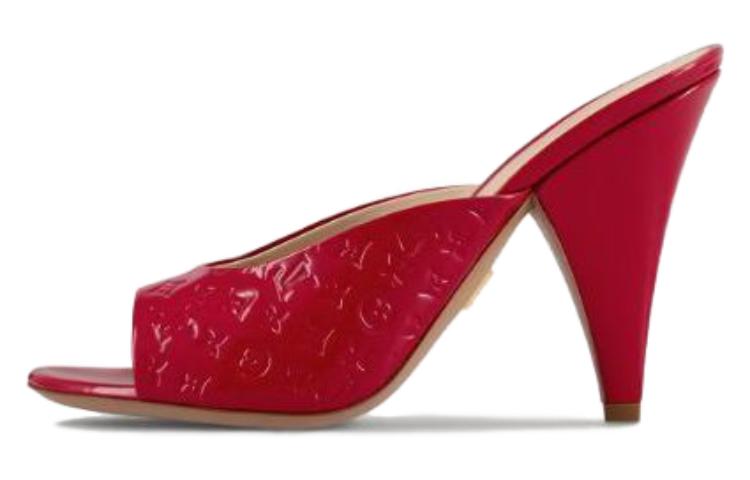 (Women) Louis Vuitton Slide Sandal 'Red Leather Comfort' 1ACJ4M