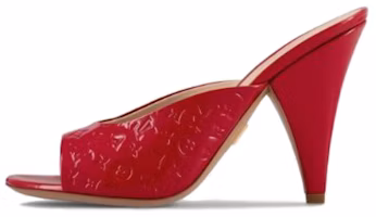 (Women) Louis Vuitton Slide Sandal 'Red Leather Comfort' 1ACJ4M (Women) Louis Vuitton Slide Sandal 'Red Leather Comfort' 1ACJ4M