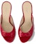 Shop (W) Sandal Slide Louis Vuitton 'Kulit Merah Selesa' 1ACJ4M