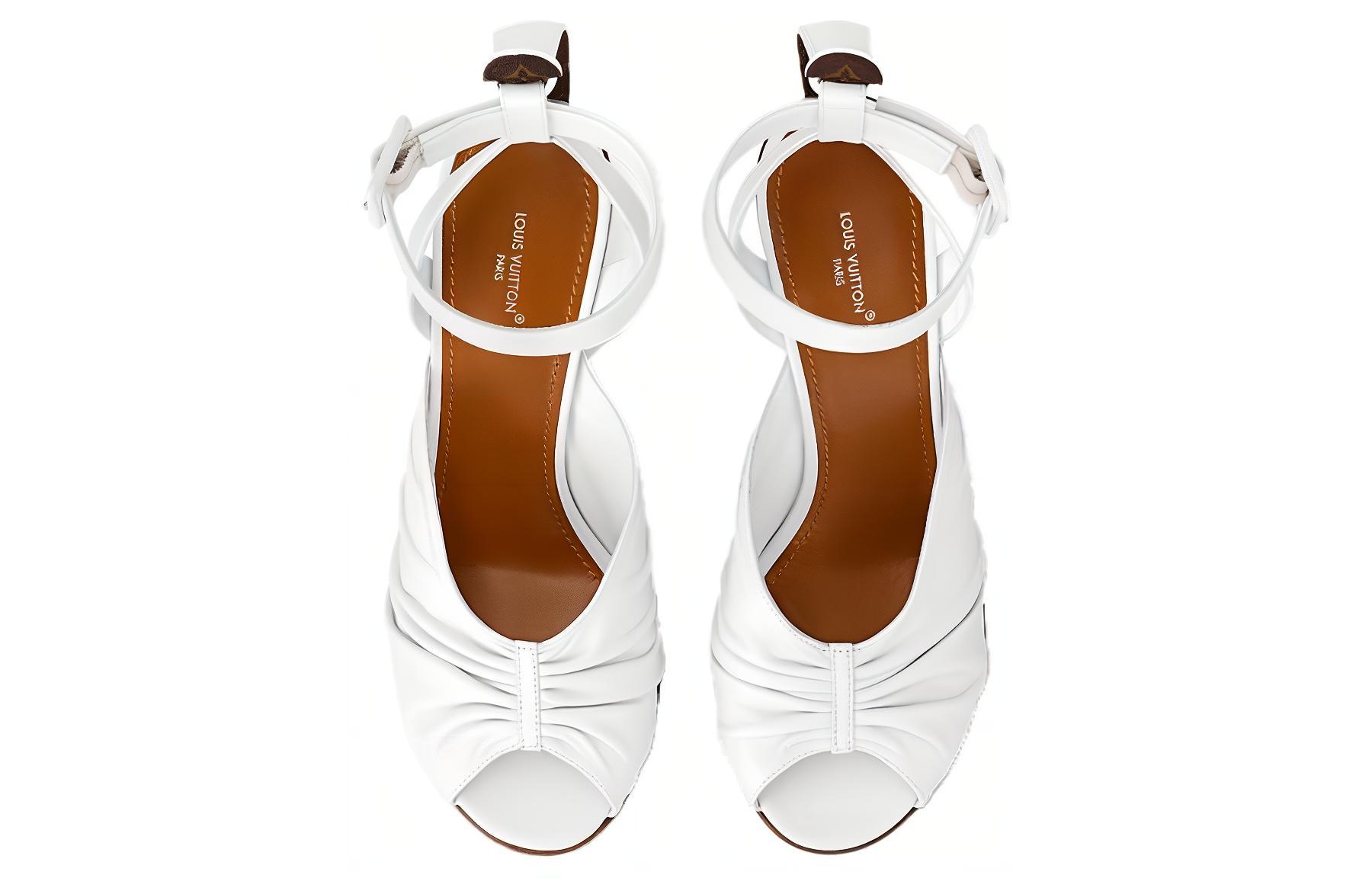 Shop (W) Sandal Geser Louis Vuitton 'Putih' 1AC6JC