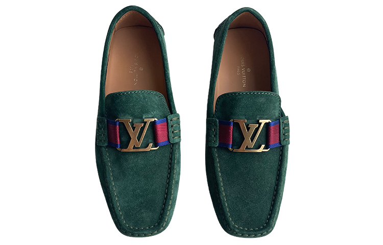 Buy LOUIS VUITTON 舒適套足 休閒單鞋 女款 綠色