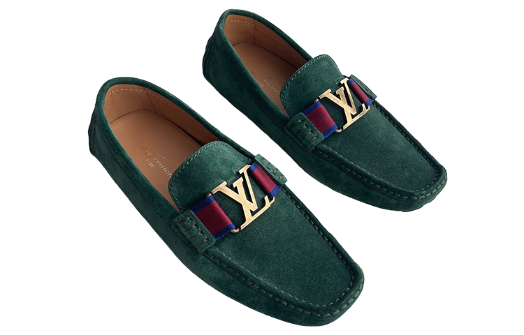 Lookbook LOUIS VUITTON 舒適套足 休閒單鞋 女款 綠色