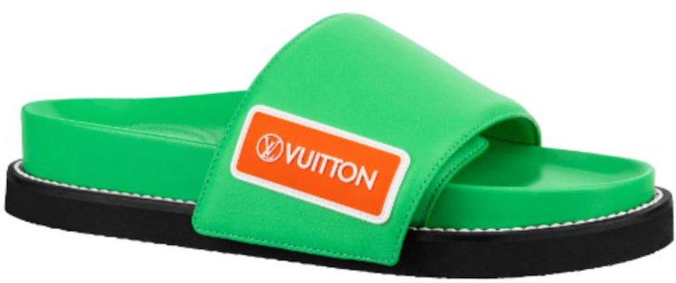 (Women) Louis Vuitton Slip-On Round Toe Comfort 'Fashion Slide Green' 1A93TP Order (Women) Louis Vuitton Slip-On Round Toe Comfort 'Fashion Slide Green' 1A93TP