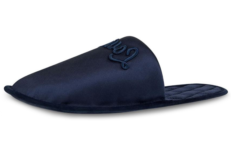 (Women) Louis Vuitton Slipper 'Velvet Satin Deep Blue' 1A4MC5