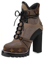 (Women) Louis Vuitton Sneaker Boot 'Brown Canvas' 1AABJG (Women) Louis Vuitton Sneaker Boot 'Brown Canvas' 1AABJG