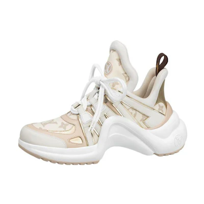 (W) LV LV Archlight Sneakers 'Beige Monogram Gold'