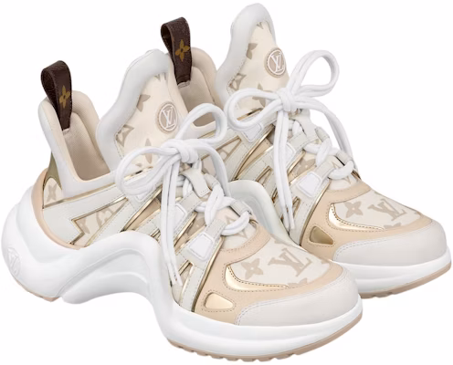 (Women) Louis Vuitton LV Archlight Sneakers 'Beige Monogram Gold' 1ABHQ5 Lookbook (Women) Louis Vuitton LV Archlight Sneakers 'Beige Monogram Gold' 1ABHQ5