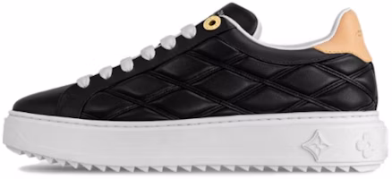 (Women) Louis Vuitton Sneaker Low 'Black Leather' 1ACJ2X (Women) Louis Vuitton Sneaker Low 'Black Leather' 1ACJ2X