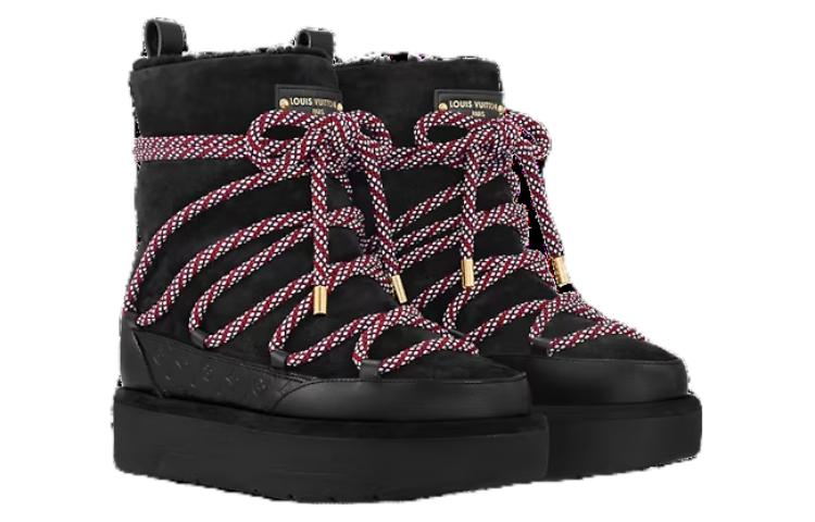 Lookbook (W) Louis Vuitton Bottes Neige ''Confort Mode Mi-Hauteur Noir'' 1AC75P