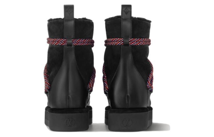 Purchase (W) Louis Vuitton Bottes Neige ''Confort Mode Mi-Hauteur Noir'' 1AC75P