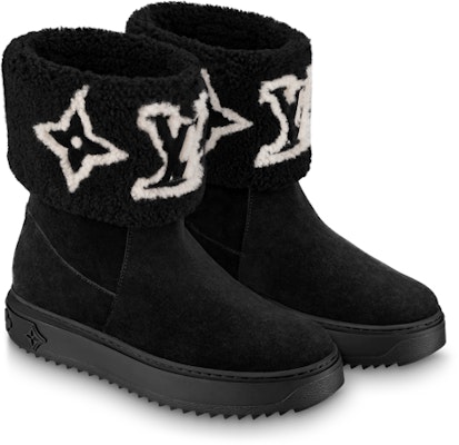 (Women) Louis Vuitton Snow Boot 'Fashionable Slip-On Black' 1AACHW Lookbook (Women) Louis Vuitton Snow Boot 'Fashionable Slip-On Black' 1AACHW