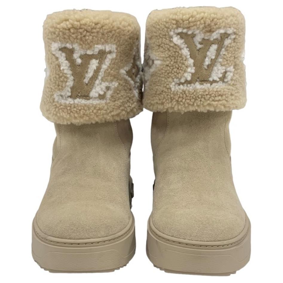 Shop (W) Louis Vuitton Snowdrop ''Taupe'' Sneakers 1AACI5
