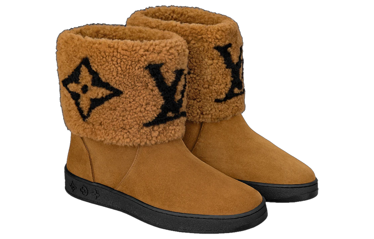 Shop (W) Bottine Louis Vuitton Snowdrop Jaune 1A8D1M