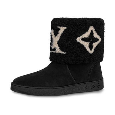 (W) LV Snowdrop Ankle Boots 'Black White'