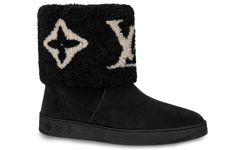Order (W) Louis Vuitton Snowdrop Stiefeletten ''Schwarz Weiß'' 1A8D0Q