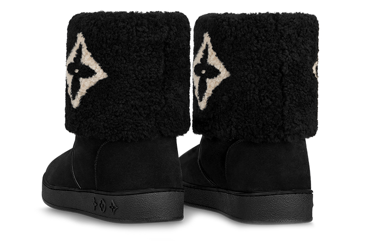 Shop (W) Louis Vuitton Snowdrop Stiefeletten ''Schwarz Weiß'' 1A8D0Q