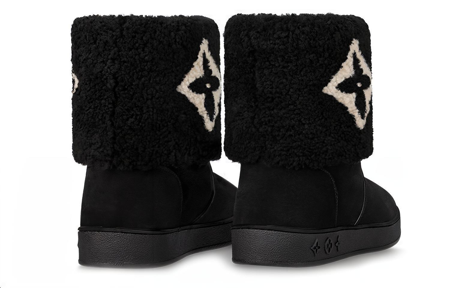 (W) LV Snowdrop Ankle Boots 'Black White' 圖 5