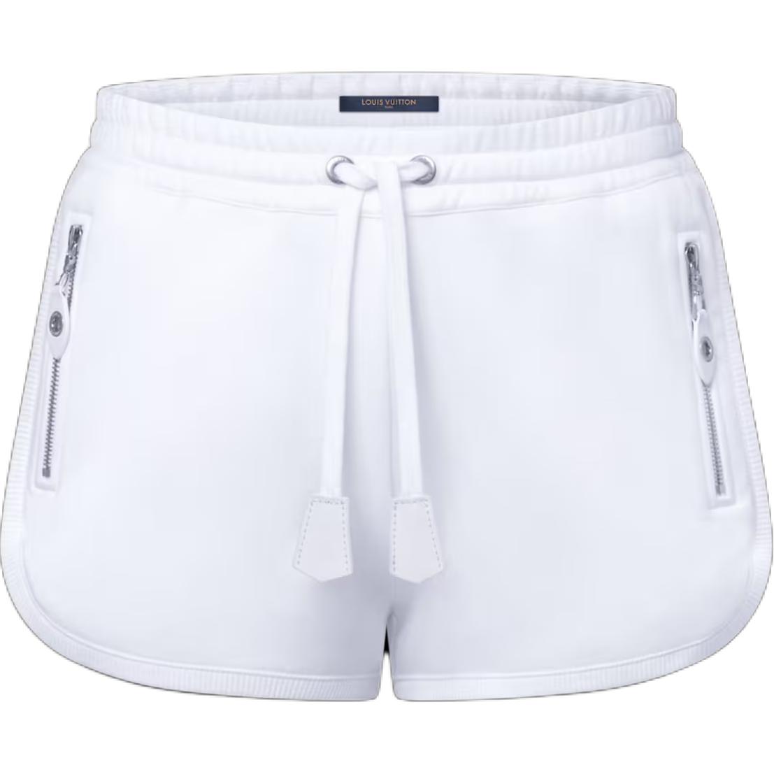 (Women) LOUIS VUITTON Solid Color Elastic Waist Casual Shorts 1AIAGO 圖 2