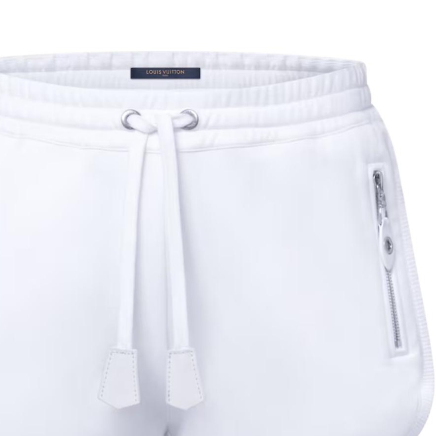 (Women) Louis Vuitton Solid Color Elastic Waist Casual Shorts 1AIAGQ 圖 9