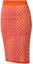 Shop (Women) LOUIS VUITTON Solid Color Stretch Knit Elastic Long Skirt 1AI751