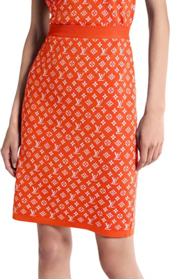 (Women) LOUIS VUITTON Solid Color Stretch Knit Elastic Long Skirt 1AI751 Purchase (Women) LOUIS VUITTON Solid Color Stretch Knit Elastic Long Skirt 1AI751