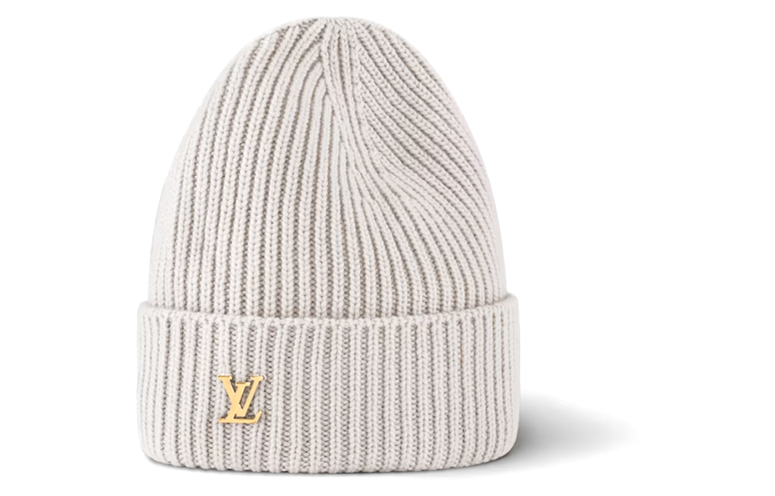 Lookbook (W) 路易威登經典標誌羊絨毛帽灰色 M78970