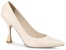 (W) Louis Vuitton Sparkle 'Beige Pointed-Toe Stiletto' Kasut Tumit Tinggi 1ABSAV