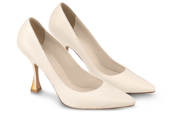 Lookbook (W) 路易威登闪耀米色尖头高跟鞋 1ABSAV