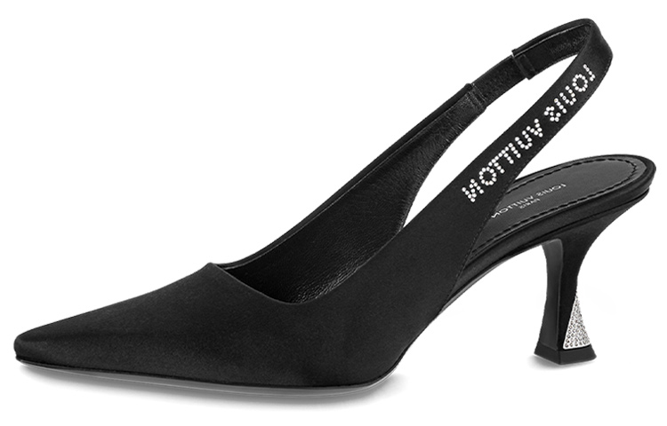 (Women) Louis Vuitton Sparkle 'Black Cone Heel' 1AB1IE