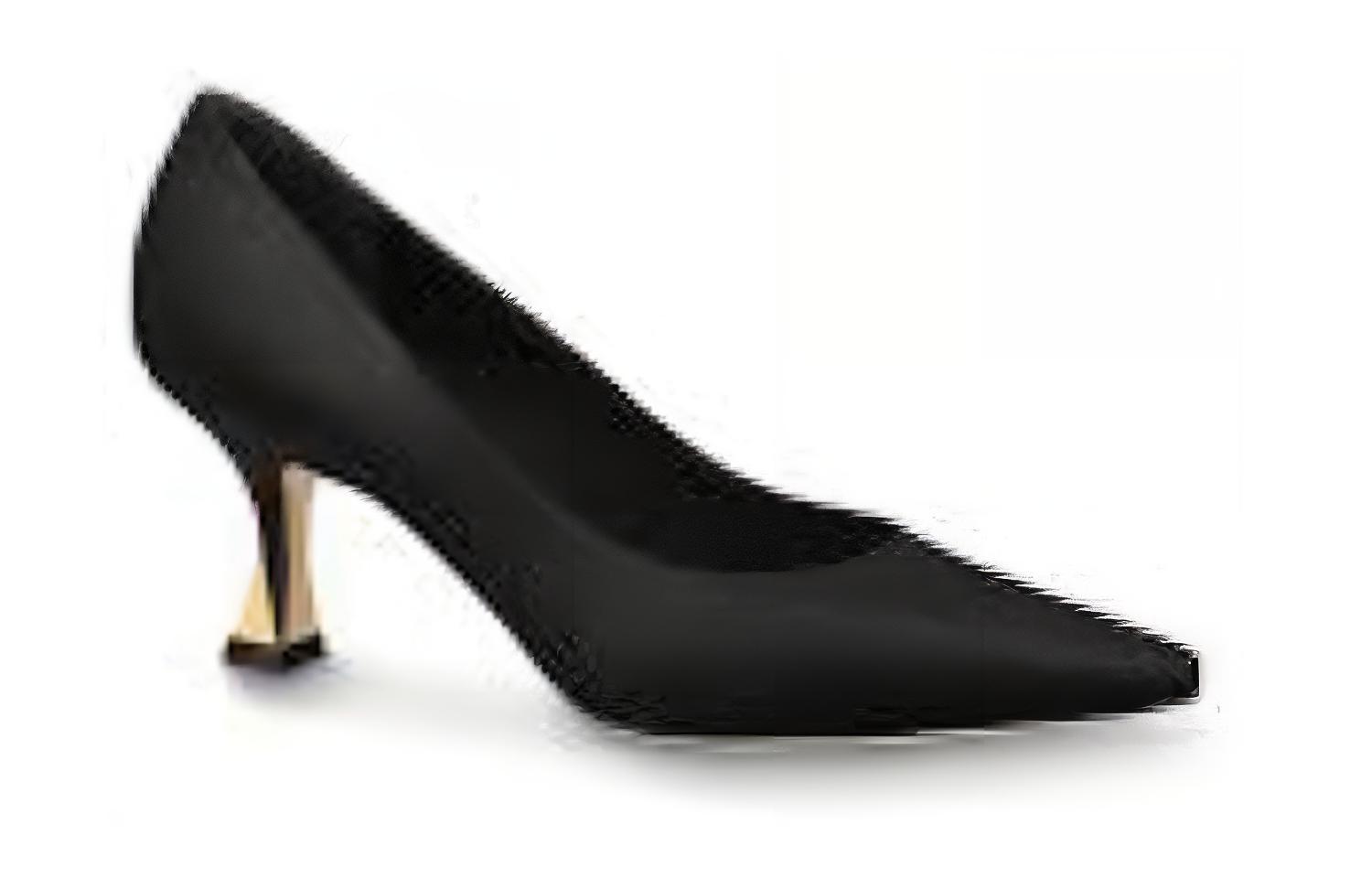 Order (W) Louis Vuitton Sparkle 'Sepatu Hak Tinggi Kulit Domba Hitam' 1ABVVW