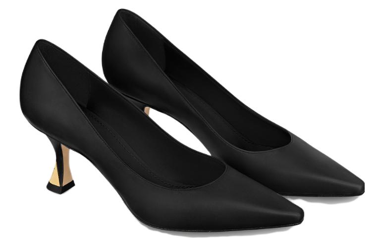 Lookbook (W) Louis Vuitton Sparkle 'Sepatu Hak Tinggi Kulit Domba Hitam' 1ABVVW