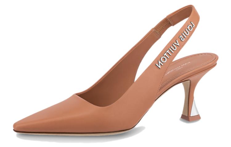 (Women) Louis Vuitton Sparkle 'Brown Pointed Toe Comfort Stiletto' 1AB0PT